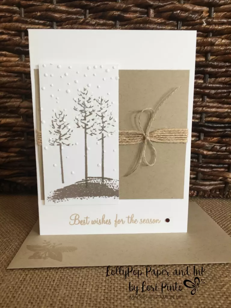 Stampin' Up!, Thoughtful Branches, Sheltering Tree, Holly Berry Happiness, Softly Falling Folder