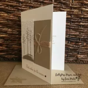 Stampin' Up!, Thoughtful Branches, Sheltering Tree, Holly Berry Happiness, Softly Falling Folder
