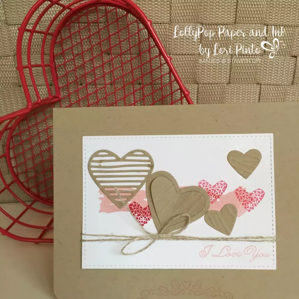 Stampin'Up!, Sealed with Love, Love Notes Framelit Dies, Valentine's Day, I Love You