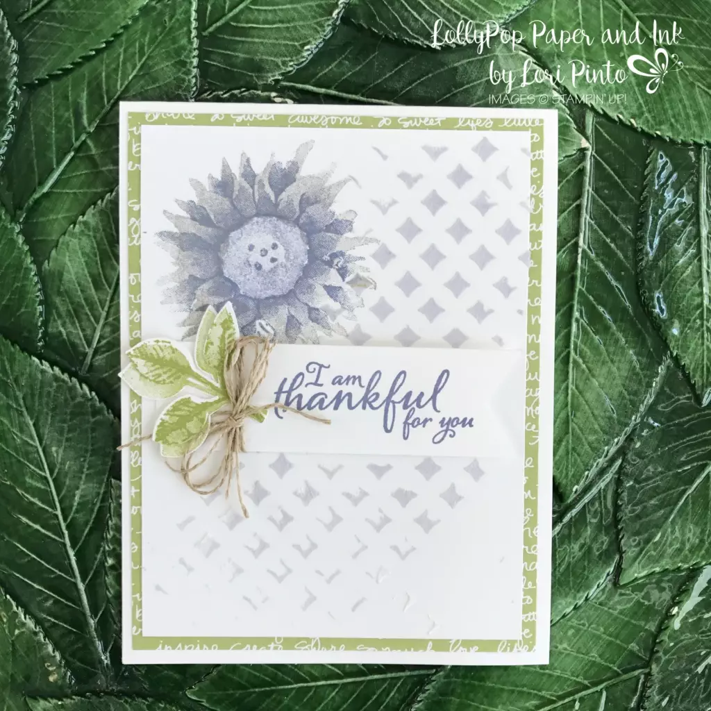 Stampinup!, Painted Harvest, Thankful by Lori Pinto 1