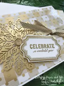 Stampinup!, Labels to Love stamp set, Everyday Label Punch, Year of Cheer Specialty DSP, Foil Snowflakes by Lori Pinto, #tttc014, 2