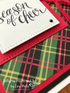 Stampinup!, Watercolor Christmas, Red & Green Plaid by Lori Pinto1