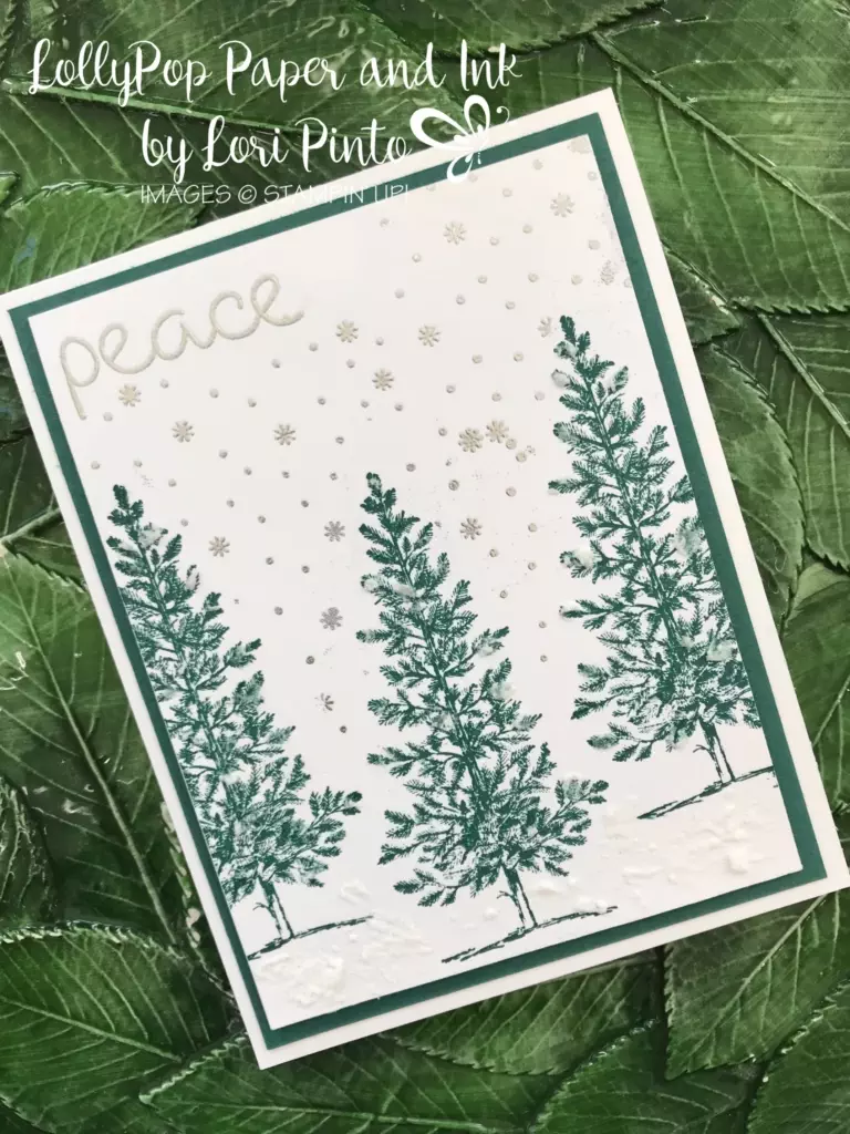Stampin'Up!, Stampinup!, Lovely As A Tree stamp set, Christmas Quilt stamp set, Tranquil Tide by Lori Pinto