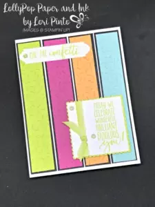 Stampinup! Stampin'Up! Picture Perfect Birthday with Layering Squares Celebrating You Card by Lori Pinto
