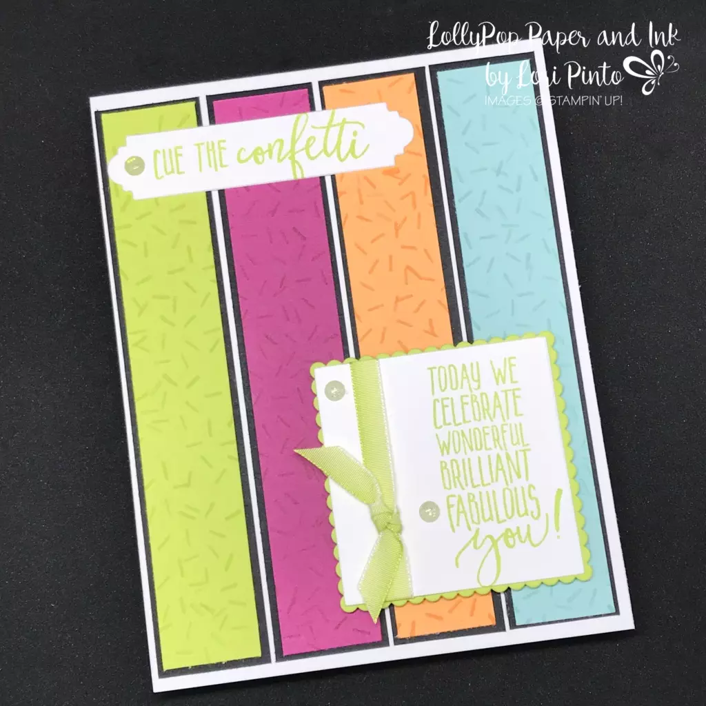 Stampinup! Stampin'Up! Picture Perfect Birthday with Layering Squares Celebrating You Card by Lori Pinto2