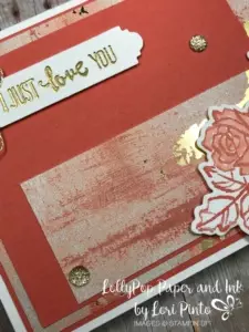 Stampinup! Stampin'Up! Petal Palette Stamp Set and Bundle with Painted With Love Specialty DSP Valentine Love Card by Lori Pinto2