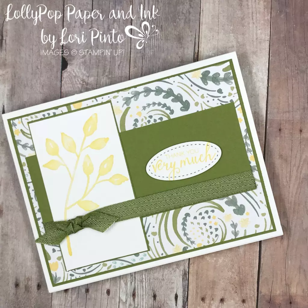stampinup! stampin'up! petal palette stamp set, bunch of blossoms stamp set with delightful daisy dsp by lori pinto1