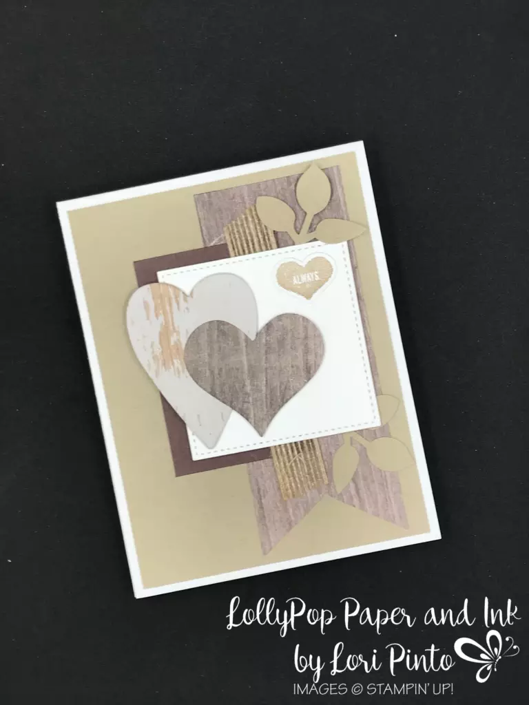 Stampin'Up! Stampinup! Sure Do Love You Stamp Set with Lots to Love Box Framelits Dies Valentine's Card by Lori Pinto1