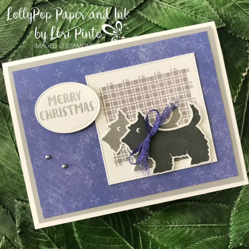 Stampin' Up!_Christmas Scottie_Merry Christmas_card_created by Lori Pinto2